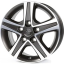STATUSFÄLGAR CWD MISTRAL ANTHRACITE GLOSSY POLISHED 7x17 5/120 ET55 CB65.1