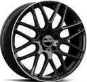 GMP BERGHEM BLACK DIAM LIP 10x23 5/130 ET48 CB71.6