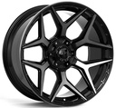 FUEL D44 FLATBLACK TINTED FACE 10x22 6/135-139.7 ET-20 CB106.1
