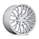 ROTIFORM RC201 LSE GLOSS SILVER W/ MACHINED FACE 8.5x20 5/112 ET40 CB66.6