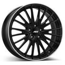 AEZ BERLIN BLACK/POLISHED LIP 8x19 8/19 ET38 CB66.6