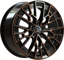 FONDMETAL 1972 BLACK CLEARCOAT MATT BRONZE MACHINED  5X112 9x21 9/21 ET26 CB66.6
