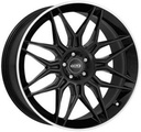 DOTZ LONGBEACH DARK BLACK/POLISHED LIP 9,5X2 9.5x21 5/21 ET37 CB66.6