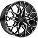 MSW 51 GLOSS BLACK FULL POLISHED 10X2 10x20 10/20 ET35 CB64.1
