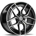 STATUSFÄLGAR STYLISH BLACK FRONT POLISHED 7.5x18 5/112 ET44 CB66.5