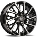 STATUSFÄLGAR SPACE BLACK FRONT POLISHED 7.5x18 5/114.3 ET45 CB73.1