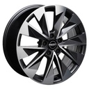 MEGAWHEELS ZENITH ANTHRACITE GREY FRONT POLISHED 9x21 5/112 ET42 CB57.1