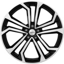 DEZENT TA DARK BLACK/POLISHED 7.5x18 5/18 ET50 CB57.1