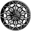 ANTERA A105 PIANO BLACK DIAMOND 10.5x22 5/22 ET18 CB66.6