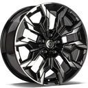 STATUSFÄLGAR GRAND BLACK FRONT POLISHED 8x18 5/120 ET30 CB72.6