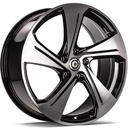 STATUSFÄLGAR AQUA BLACK FRONT POLISHED 8x19 5/112 ET45 CB57.1