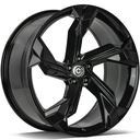 STATUSFÄLGAR SUPERSTAR BLACK GLOSSY 8x18 5/112 ET35 CB66.5