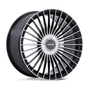 STATUSFÄLGAR NC282 SERENE GLOSS BLACK W/ MACHINED FACE 9x22 5/108-114.3 ET38 CB72.6