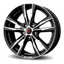REDS K2 HD MATT BLACK POLISHED 7,5X1 7.5x17 5/17 ET45 CB72.3