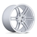 STATUSFÄLGAR RC209 RPS MATTE SILVER W/ DIAMOND CUT LIP 9.5x20 5/114.3 ET35 CB72.6