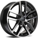 STATUSFÄLGAR ICE BLACK FRONT POLISHED 6x15 5/100 ET38 CB57.1