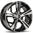 STATUSFÄLGAR ANGERS BLACK FRONT POLISHED 7x16 4/108 ET20 CB65.1