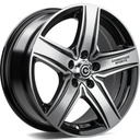 CARBONADO GTR SPORTS 1 BLACK FRONT POLISHED 7x16 5/118 ET40 CB71.1