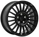 STATUSFÄLGAR D75 GLOSSBLACK 8x17 6/120 ET45 CB74.6