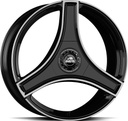 GMP A123 PIANO BLACK DIAM 11.5x22 5/130 ET50 CB71.6