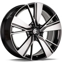 STATUSFÄLGAR ALIEN BLACK FRONT POLISHED 8x18 5/112 ET40 CB57.1
