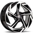 STATUSFÄLGAR IMAGINE BLACK FRONT POLISHED 7.5x18 5/114.3 ET45 CB73.1