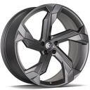 STATUSFÄLGAR SUPERSTAR SATIN GRAPHITE 10x22 5/112 ET20 CB66.5