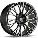 STATUSFÄLGAR FAME BLACK FRONT POLISHED 9.5x21 5/112 ET30 CB66.6