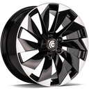 STATUSFÄLGAR MASK BLACK FRONT POLISHED 8x18 5/112 ET40 CB57.1