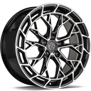 STATUSFÄLGAR SCF-Z BLACK FRONT POLISHED 8x18 5/108 ET40 CB67.1