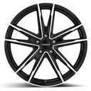 DEZENT KF DARK BLACK/POLISHED 7.5x18 5/18 ET40 CB66.1