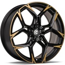 STATUSFÄLGAR MONSTER BLACK HALF MATT WITH COOPER FRONT 8x18 5/112 ET40 CB57.1