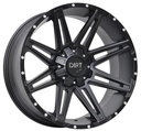 DIRT A.T D88 FLATBLACK MILLED RIVETS 8x18 5/112-120 ET46 CB74.1