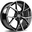 STATUSFÄLGAR PREDATOR BLACK FRONT POLISHED 6.5x15 5/100 ET38 CB57.1