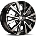 STATUSFÄLGAR HERO BLACK FRONT POLISHED 6.5x16 6/130 ET54 CB84.1