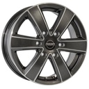 STATUSFÄLGAR HERCULES 6 ANTHRACITE GREY FRONT POLISHED 6.5x16 6/120 ET50 CB74.6