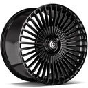 STATUSFÄLGAR HURRICANE BLACK GLOSSY 8.5x20 5/112 ET35 CB66.6