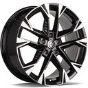 STATUSFÄLGAR TRIP BLACK FRONT POLISHED 8x18 5/112 ET40 CB57.1
