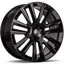 STATUSFÄLGAR KNOCKOUT BLACK GLOSSY 9x21 5/108 ET38 CB67.1