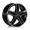 AVUS AC-V51 BLACK POLISHED 7x17 7/17 ET62 CB71.1