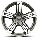 REDS TWIST GRAPHITE MATT POLISHED 4H 7x17 7/17 ET32 CB72.3