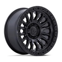 FUEL FC857 RINCON MATTE BLACK W/ GLOSS BLACK LIP 9x20 6/139.7 ET1 CB106.1