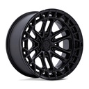 STATUSFÄLGAR FC874 CELSIUS MATTE BLACK W/ GLOSS BLACK LIP 9x20 6/139.7 ET20 CB106.1
