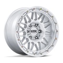 STATUSFÄLGAR KM555 ATTACK GLOSS SILVER W/ MACHINED FACE 8.5x17 5/127 ET-10 CB71.5