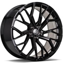 STATUSFÄLGAR HELIX BLACK GLOSSY 8.5x19 5/112 ET45 CB66.5
