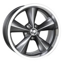 BOYD CODDINGTON WHEELS JUNKYARD DOG GUNMETAL & MACHINED LIP 7x15 5/114.3 ET6 CB83.06