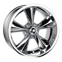 BOYD CODDINGTON WHEELS JUNKYARD DOG CHROME 8x18 5/120.65 ET0 CB83.06