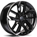 STATUSFÄLGAR RENNES BLACK FRONT POLISHED 6.5x15 4/108 ET25 CB65.1