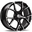 STATUSFÄLGAR RIVER BLACK FRONT POLISHED 8x18 5/112 ET45 CB66.5