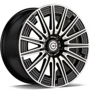 STATUSFÄLGAR REFINED BLACK FRONT POLISHED 8x18 5/112 ET35 CB66.6
